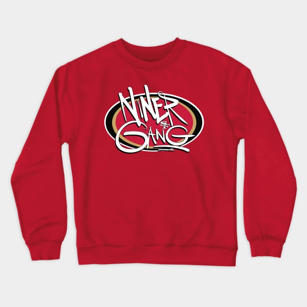 Niner Gang Crewneck Sweatshirt by salohman